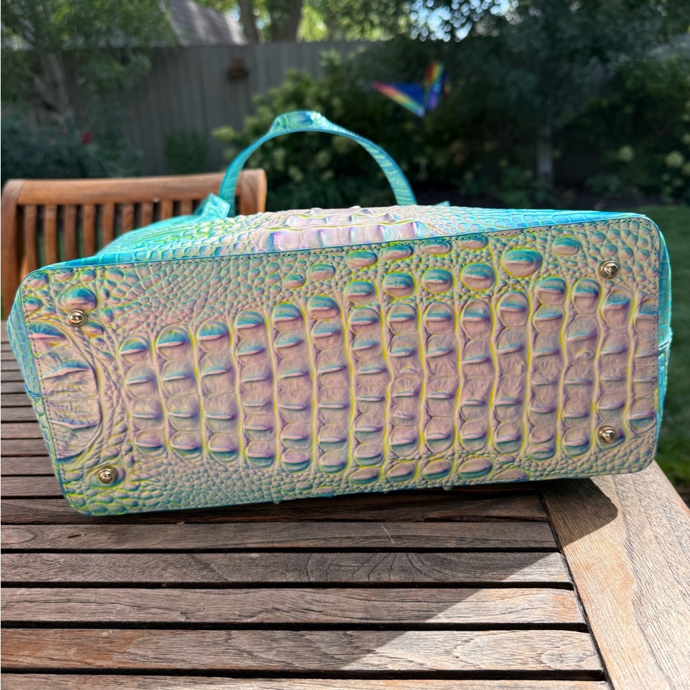 Brahmin Cotton Candy Ombre Melbourne Brook Tote NWT - Picture 7 of 9